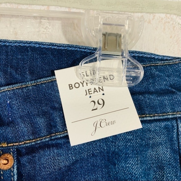 J. Crew NWT Slim Boyfriend Jeans in Ridgefield Wash Size 29 - Picture 10 of 12